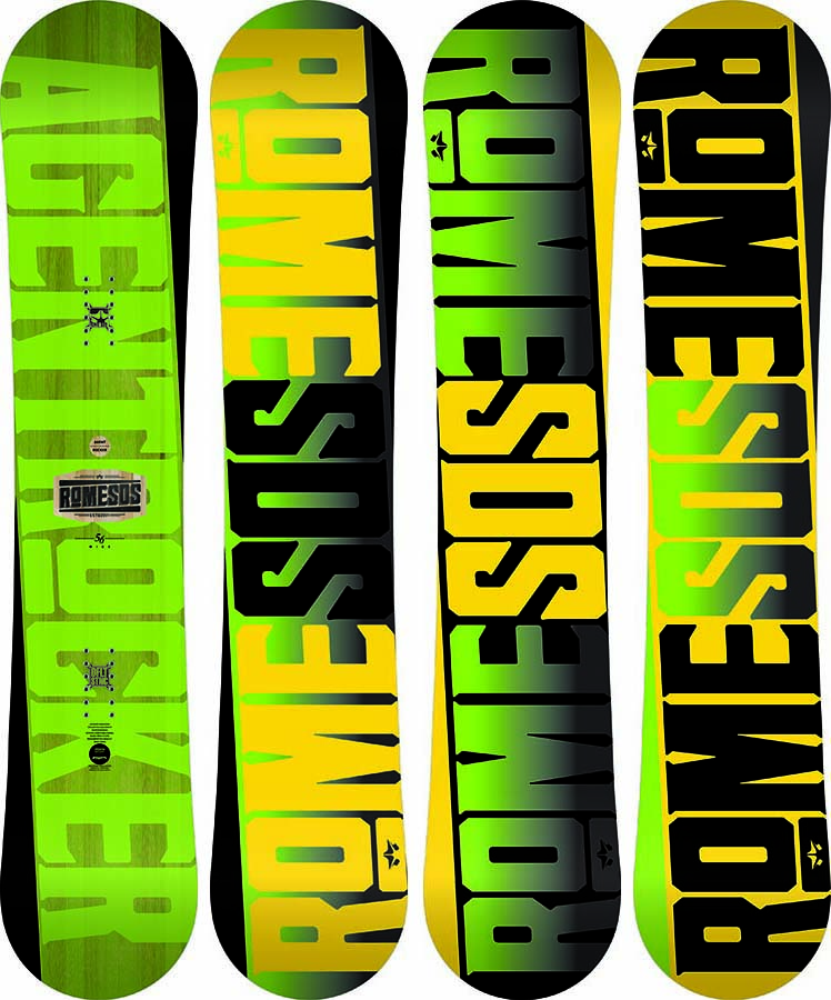 Rome Agent Rocker Hybrid Camber Snowboard AbsoluteSnow